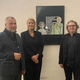 Mit Kulturstadträtin Katrin Auer und Maler Christian Baumgartner